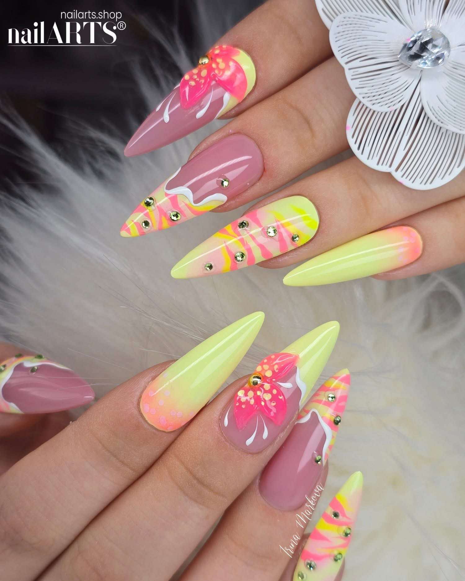 Nail design from Newyork Nails